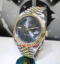 Load image into Gallery viewer, Buy Sell Rolex Datejust 41 Rolesor Yellow Jubilee Grey Wimbledon 126333 at Time Galaxy