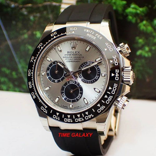 Rolex Cosmograph Daytona White Gold Cerachrom Black Oysterflex 116519ln-0027 Watch