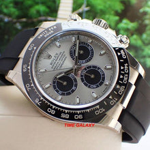 Load image into Gallery viewer, Rolex 116519ln-0027 features silver dial, stick dot indexes, stick hands