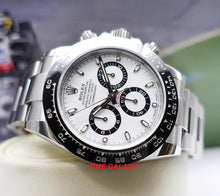 Load image into Gallery viewer, Rolex 116500ln-0001 features white dial aka nickname panda