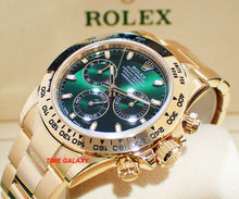 Load image into Gallery viewer, Rolex M116508 features Green dial, made of Yellow Gold and sapphire glass