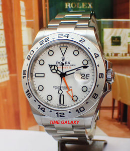 Rolex Explorer II Osytersteel White 216570 Watch