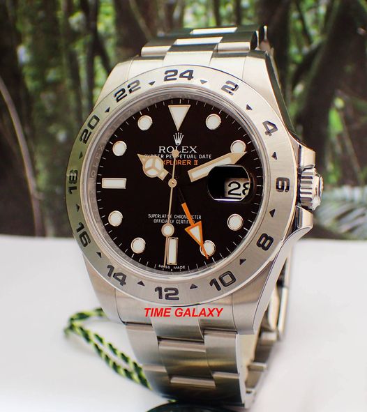 Rolex Explorer II Osytersteel Black 216570 Watch