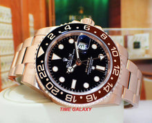Load image into Gallery viewer, Rolex 126715CHNR features black dial, black and brown rotating 24 hour bezel