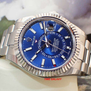 Rolex 326934-0003 made of stainless steel, white gold and sapphire glass