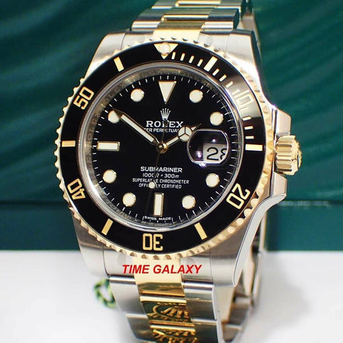 Rolex Submariner Date Rolesor Black Cerachram 116613LN-0001 Watch