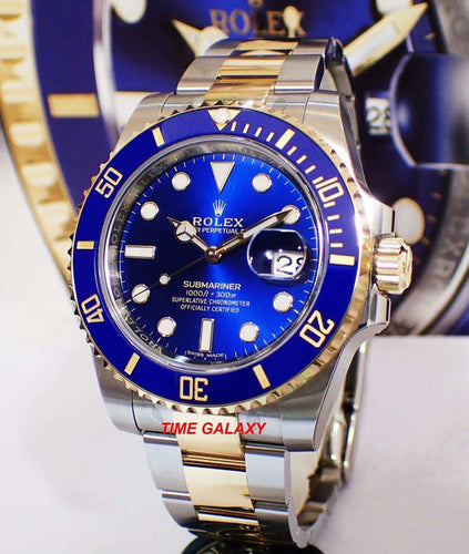 Rolex Submariner Date Rolesor Blue Cerachrom 116613LB Watch
