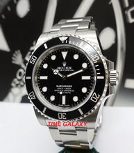 Load image into Gallery viewer, Rolex Submariner No-Date Oystersteel Black Cerachrom 114060-0002 Watch